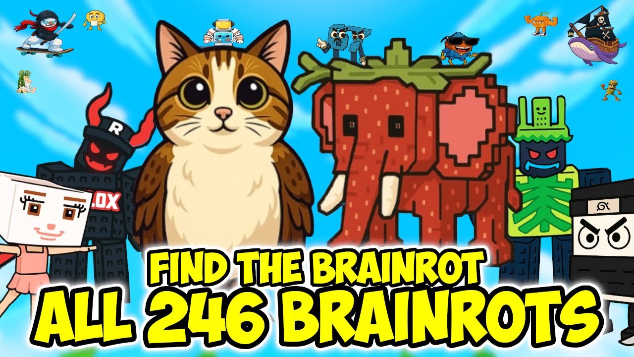 How to get ALL 246 BRAINROTS in Find the Brainrot 264
